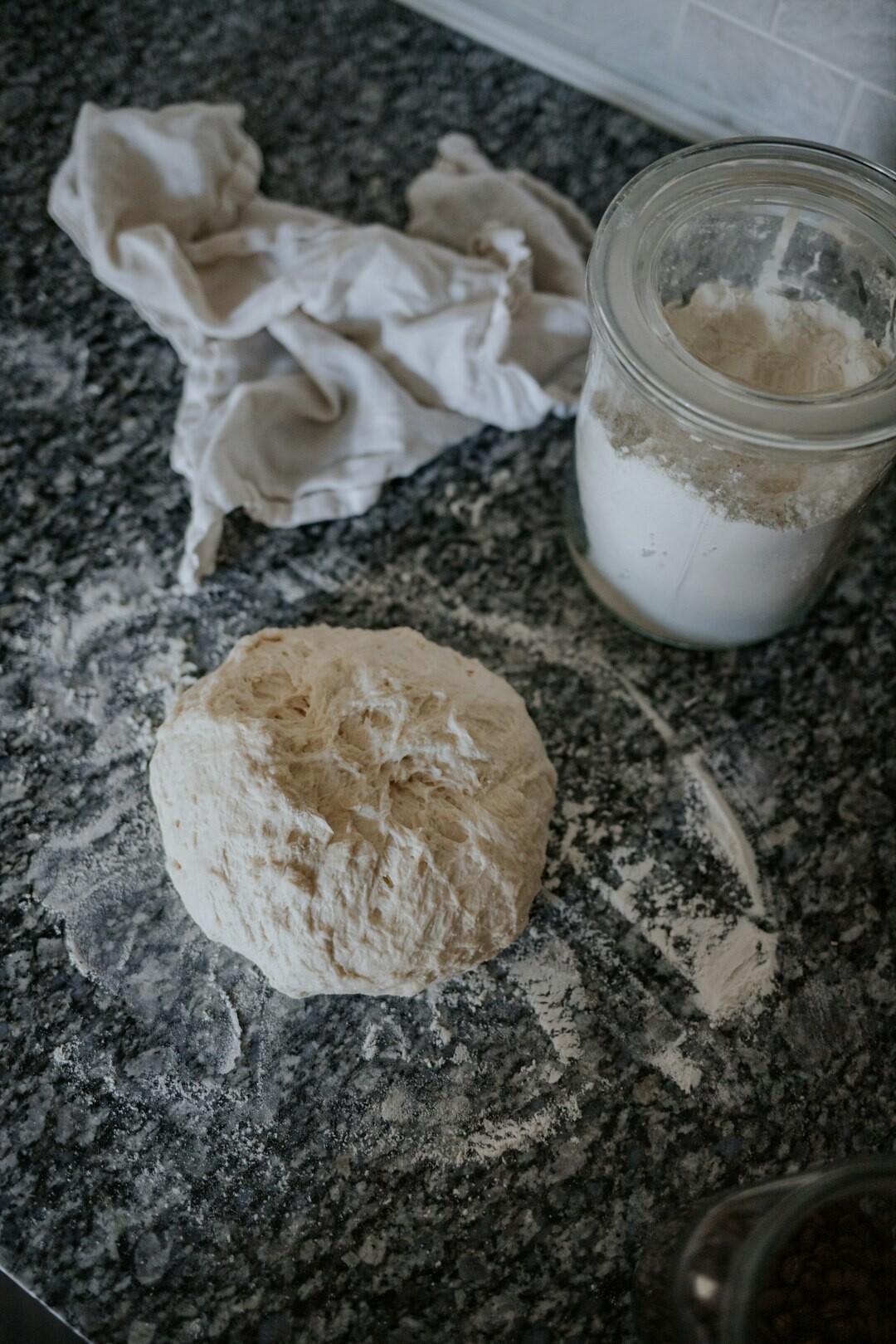 bread dough rising